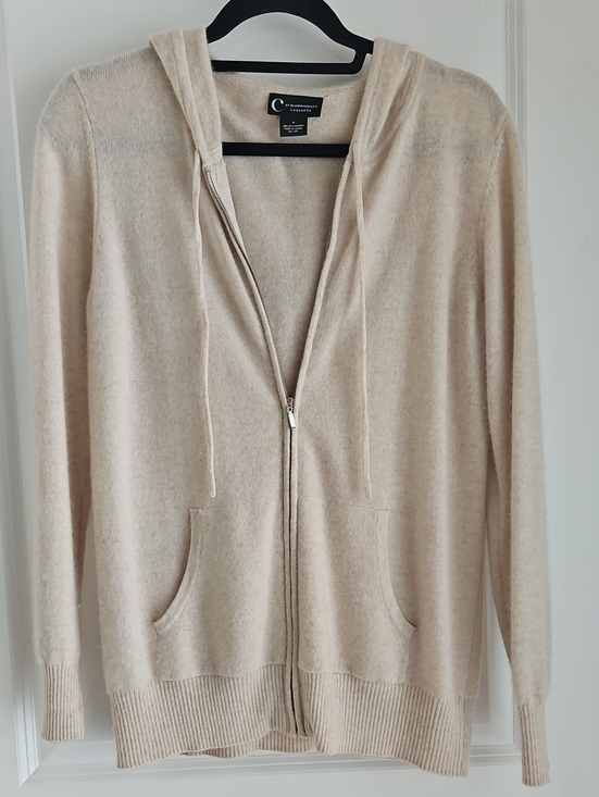 Bloomingdale's Sweaters - C by Bloomingdale's Beige Cashmere Sweater